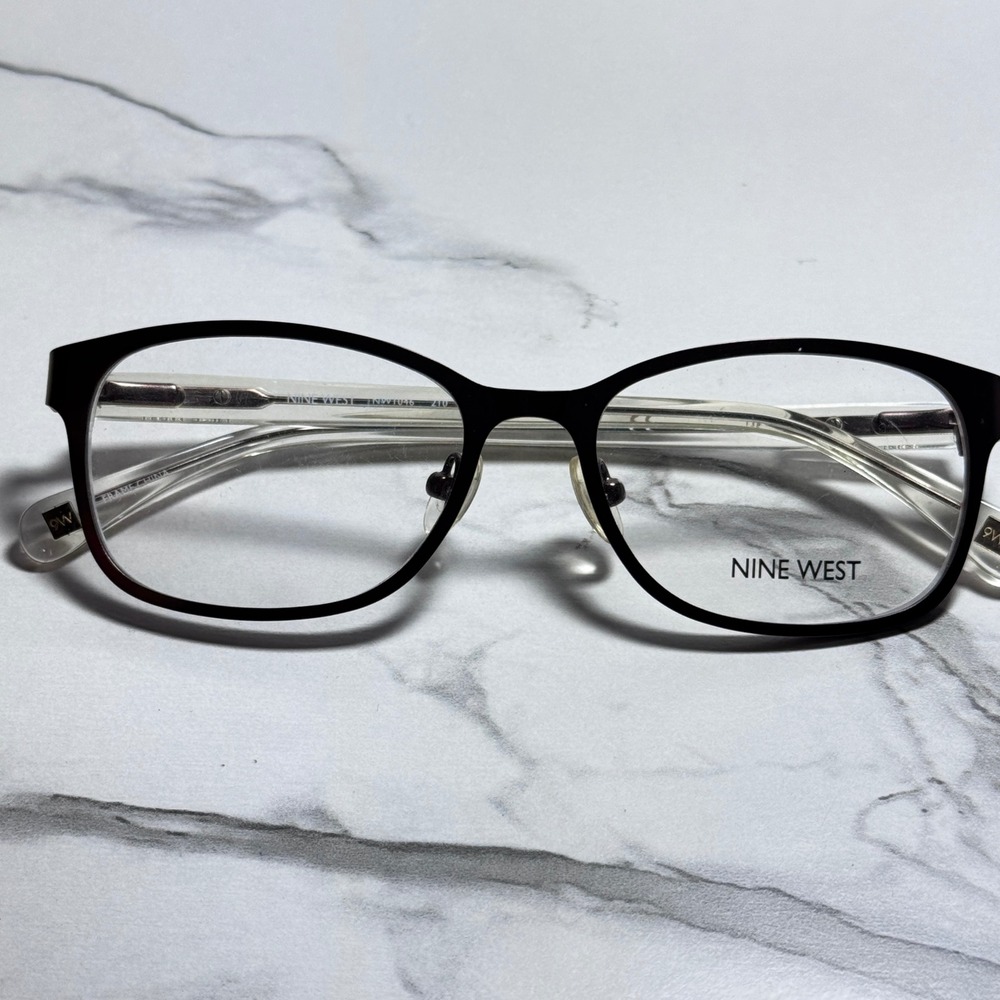 Nine West NW1046 210 Womens Eyeglasses Frames Burgundy Clear 50-16-135